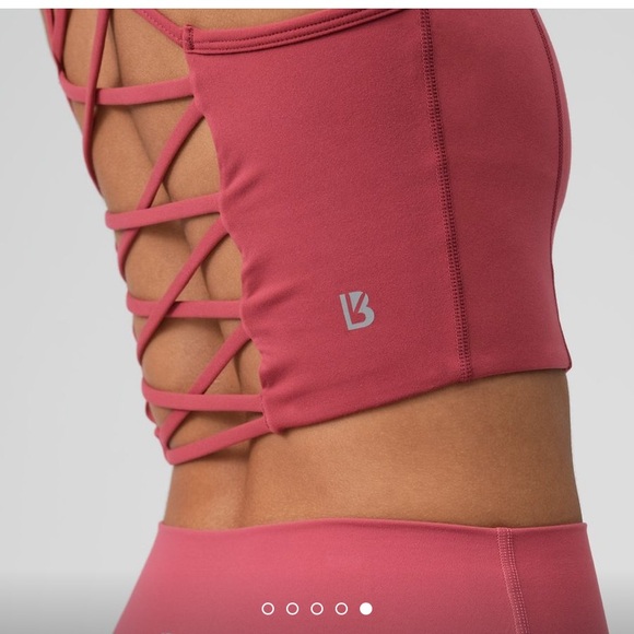 ❤️Buffbunny TerraCotta Ivy Crop Strappy Top/ Sporta Bra ❤️ Med, NWT 🔥 SOLD OUT - Picture 5 of 8